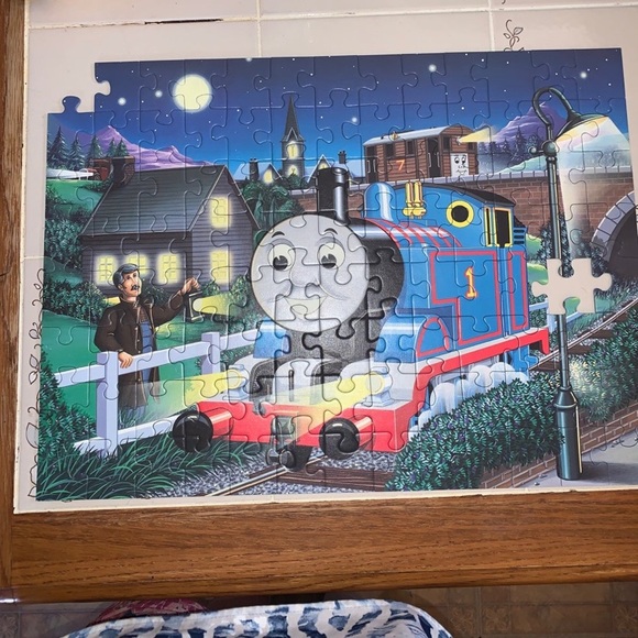 Ravensburger Thomas the Train Midnite ride Glow in the dark puzzle *READ* 2001 - Picture 2 of 12